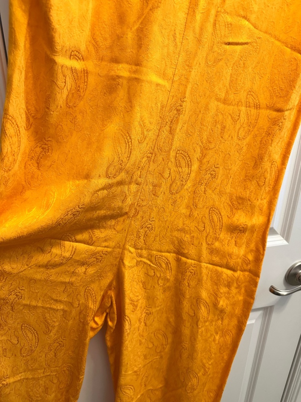 Zara Sleeveless Orange Wide-Leg Jumpsuit - Picture 12 of 12